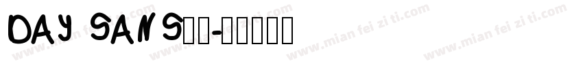DAY SANS字体字体转换